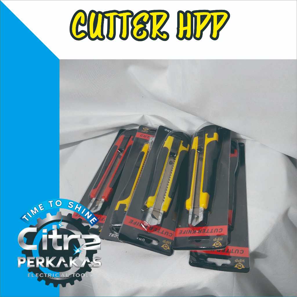 

Pisau Cutter / Cutter Besar/ Pisau Cutter Stainless HPP TERMURAH