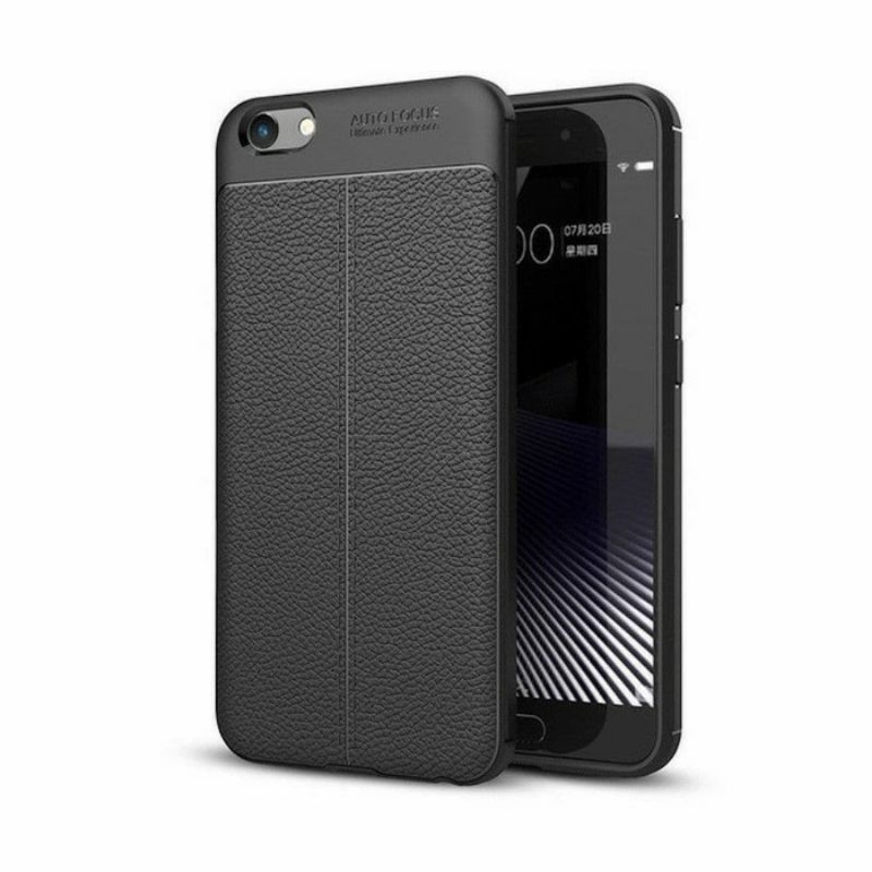 OPPO NEO 7 A33 AUTO FOCUS SOFTCASE LEATHER CASE KULIT JERUK