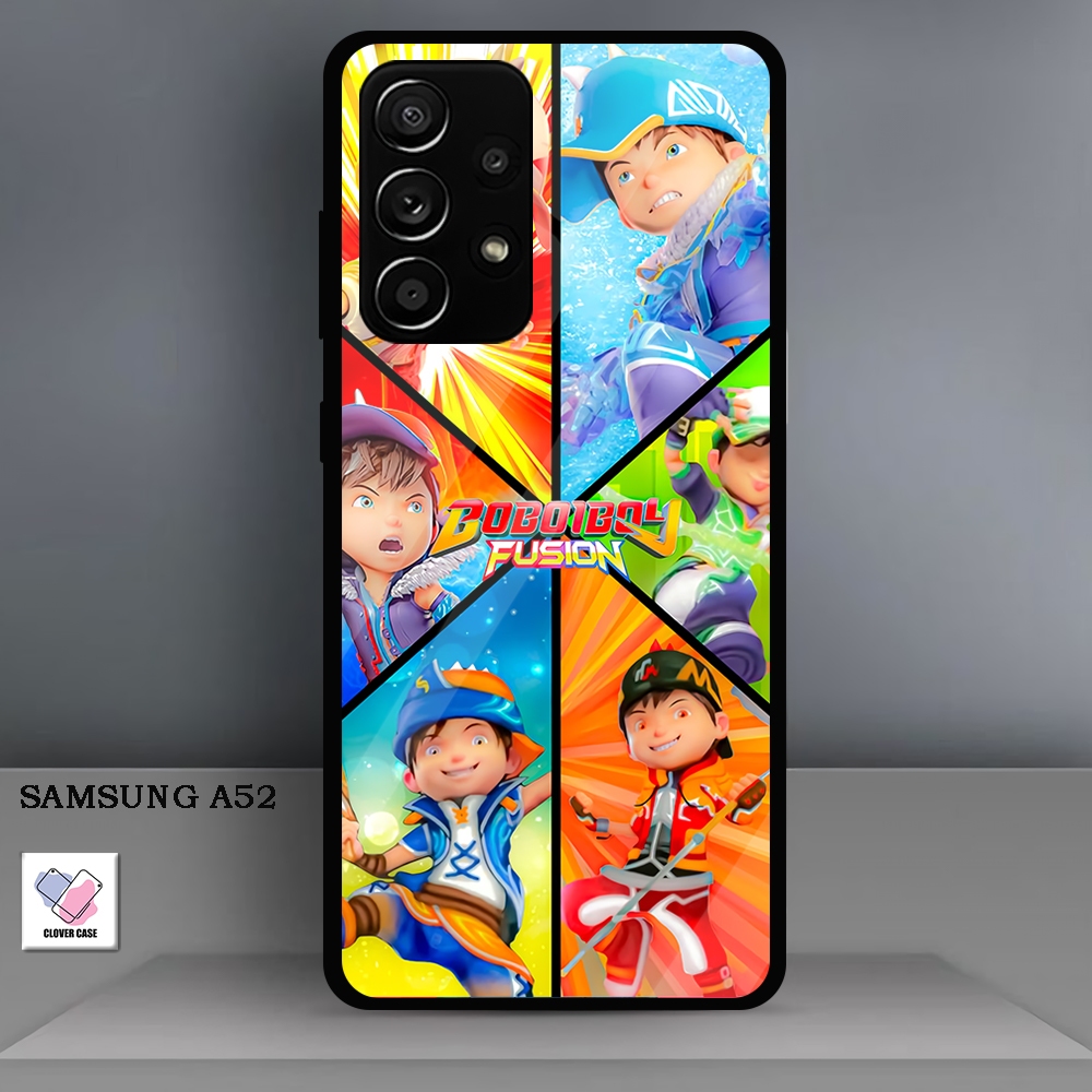 [KN17] Case Glossy Case | SAMSUNG A52 | CASE KEKINIAN LUCU |  Casing Hp Kilau Motif BOBOIBOY
