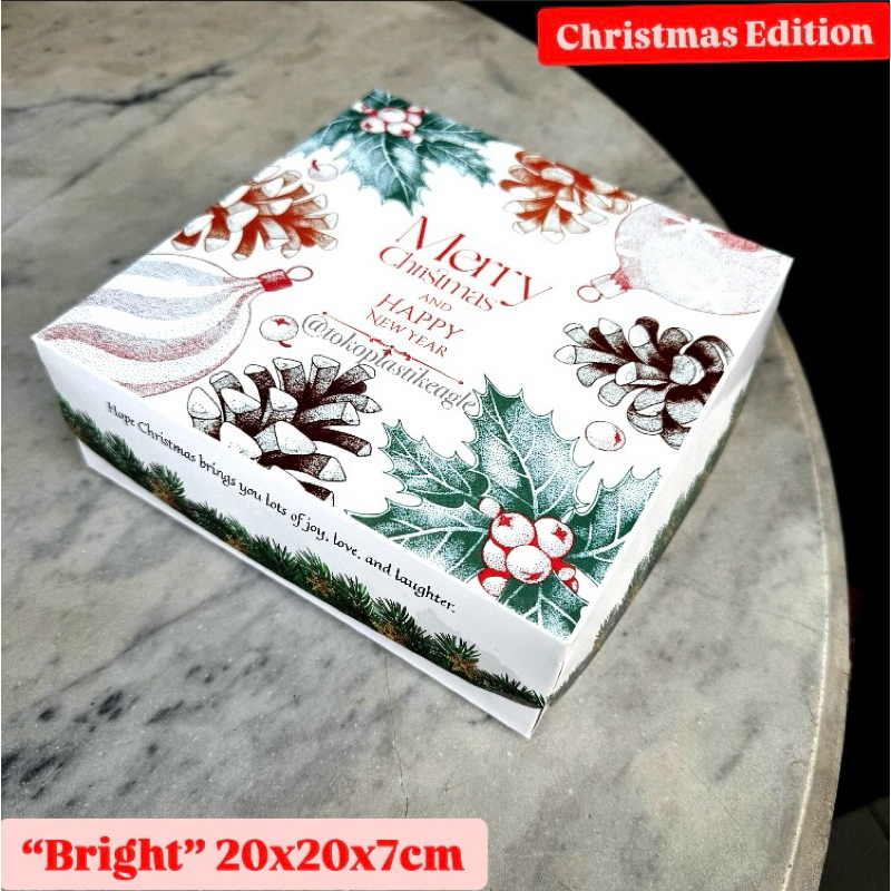 

[CHRISTMAS EDITION] Dus natal kode “BRIGHT” uk 20x20x7cm