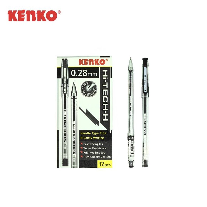 

KODE H9W Pulpen Kenko HitechH 28 1pak12pcs