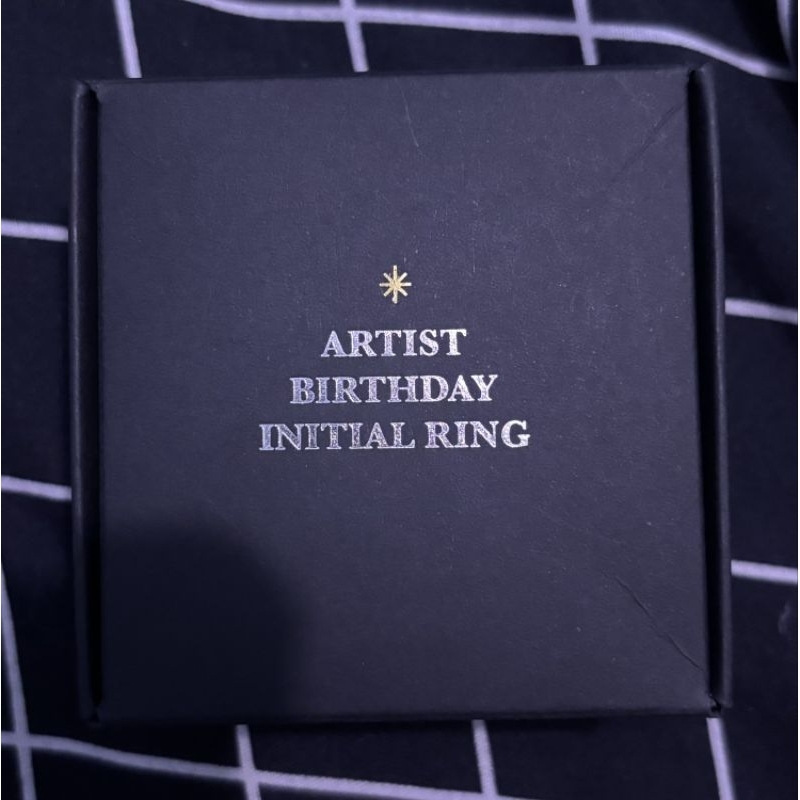 [READY] WAYV ARTIST BIRTHDAY INITIAL RING WINWIN SILVER