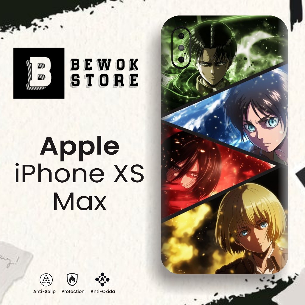 Garskin Stiker Apple iPhone XS Max Variasi Custom Full Body Atau Backdoor COD [2PCS]