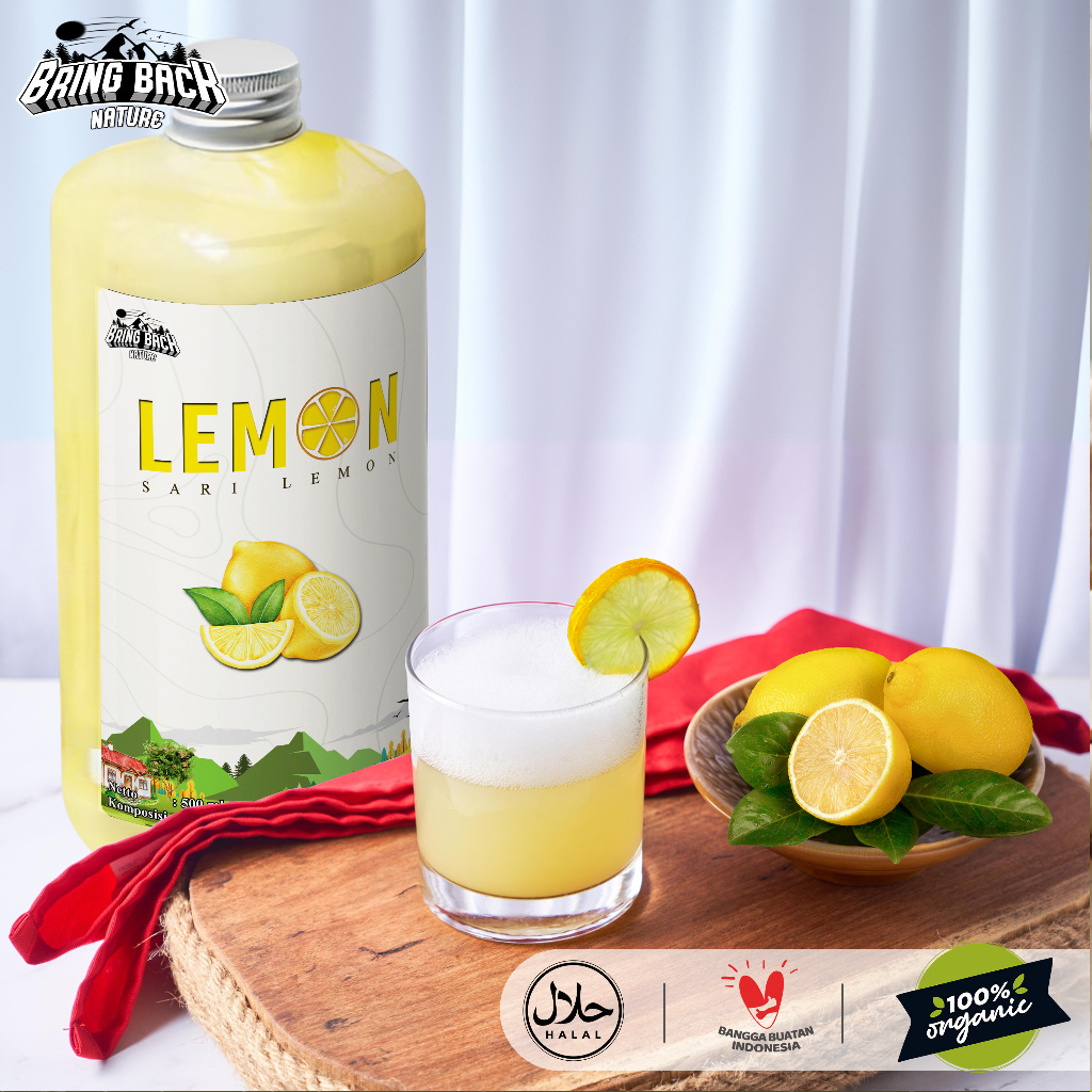 

SARI LEMON MURNI 500ml MINUMAN DIET DETOX / PURE LEMON JUICE HEALTHY NATURAL ALAMI ORIGINAL