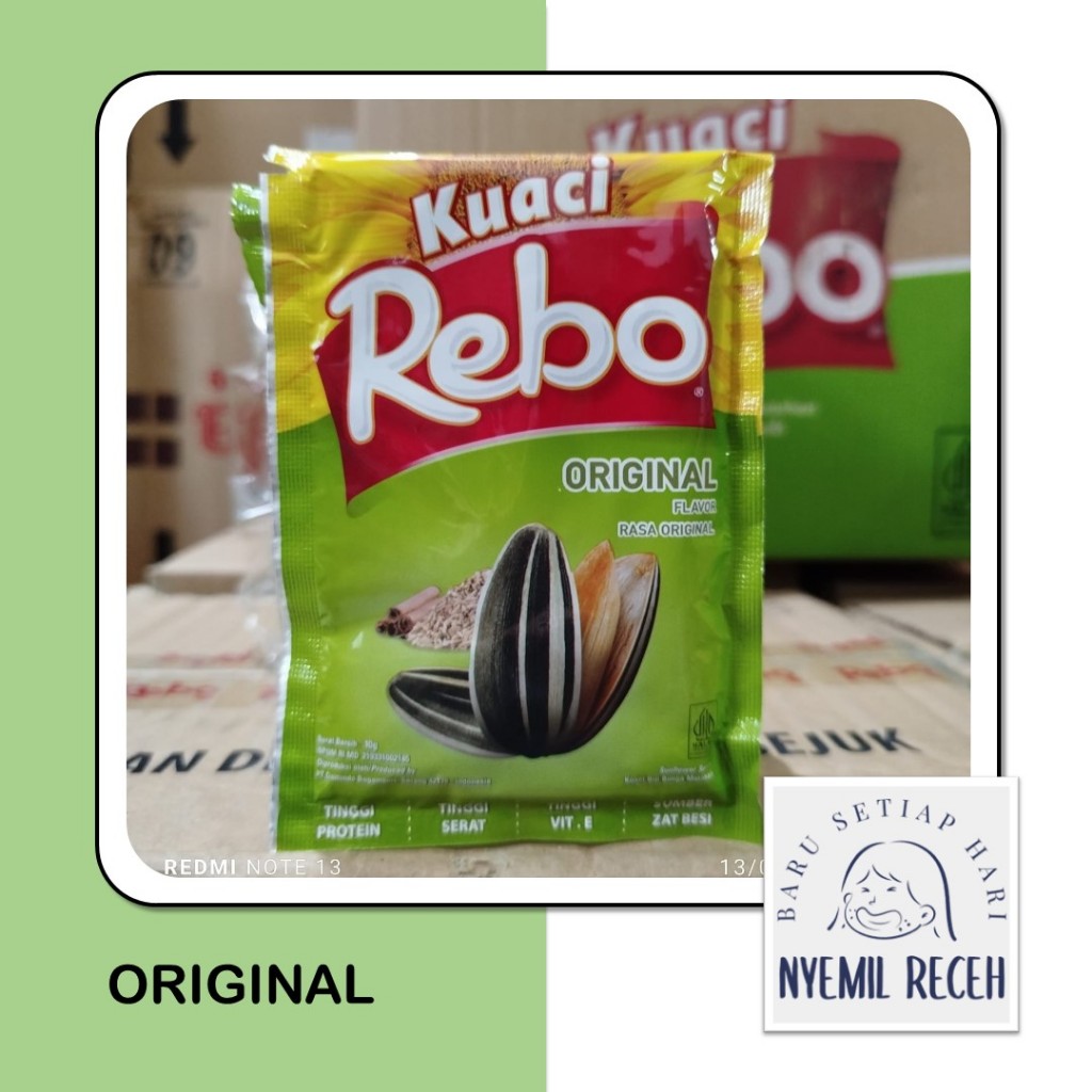 

Kuaci Rebo Aneka Rasa Isi 10gr X 20pcs