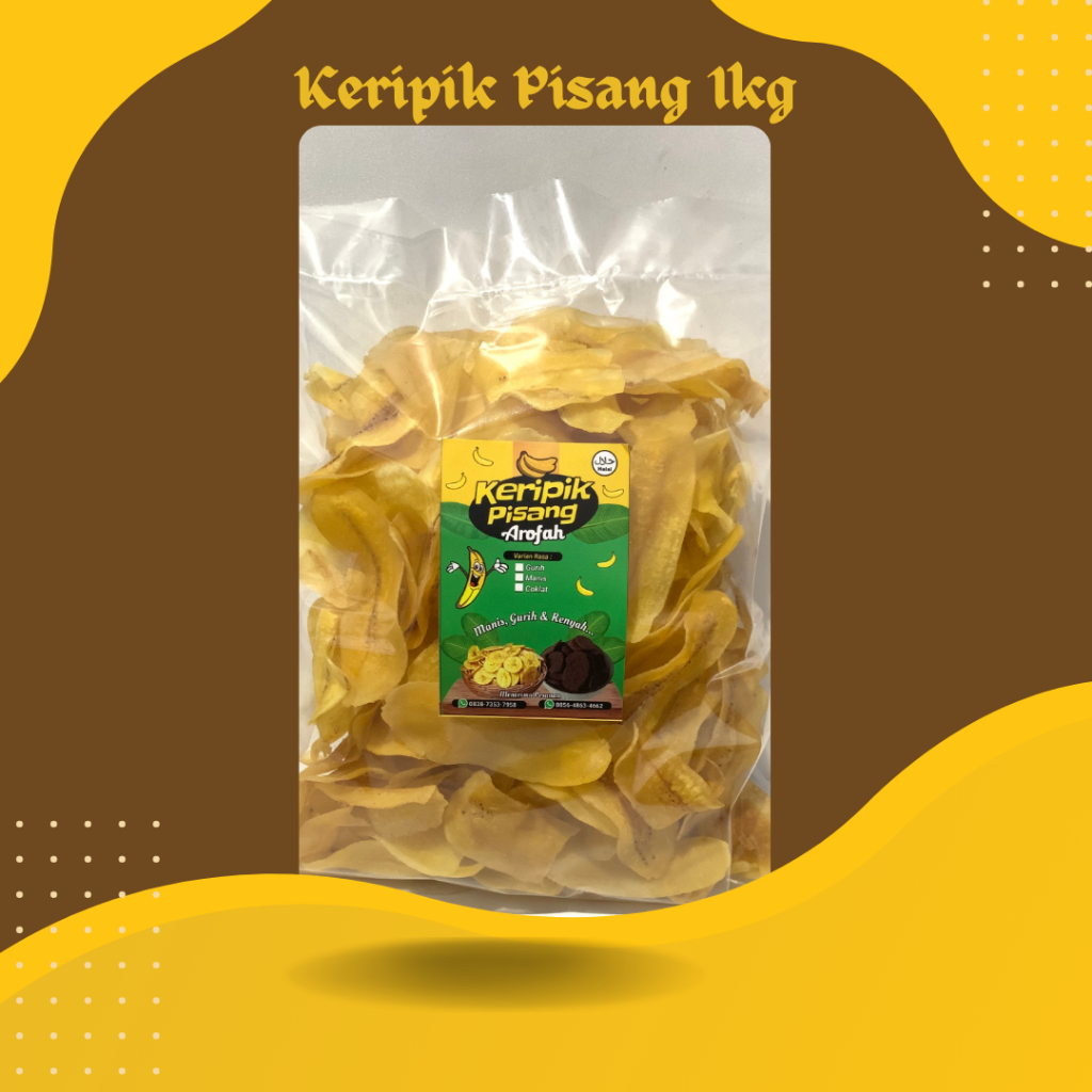 

Keripik Pisang Enak 1kg