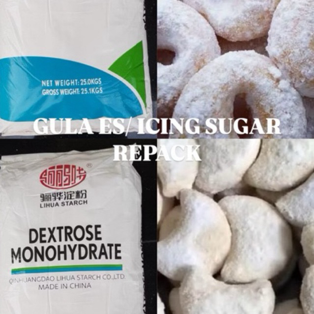 

GULA ES/ICING SUGAR /GULA DONAT LIHUA STARCH REPACK