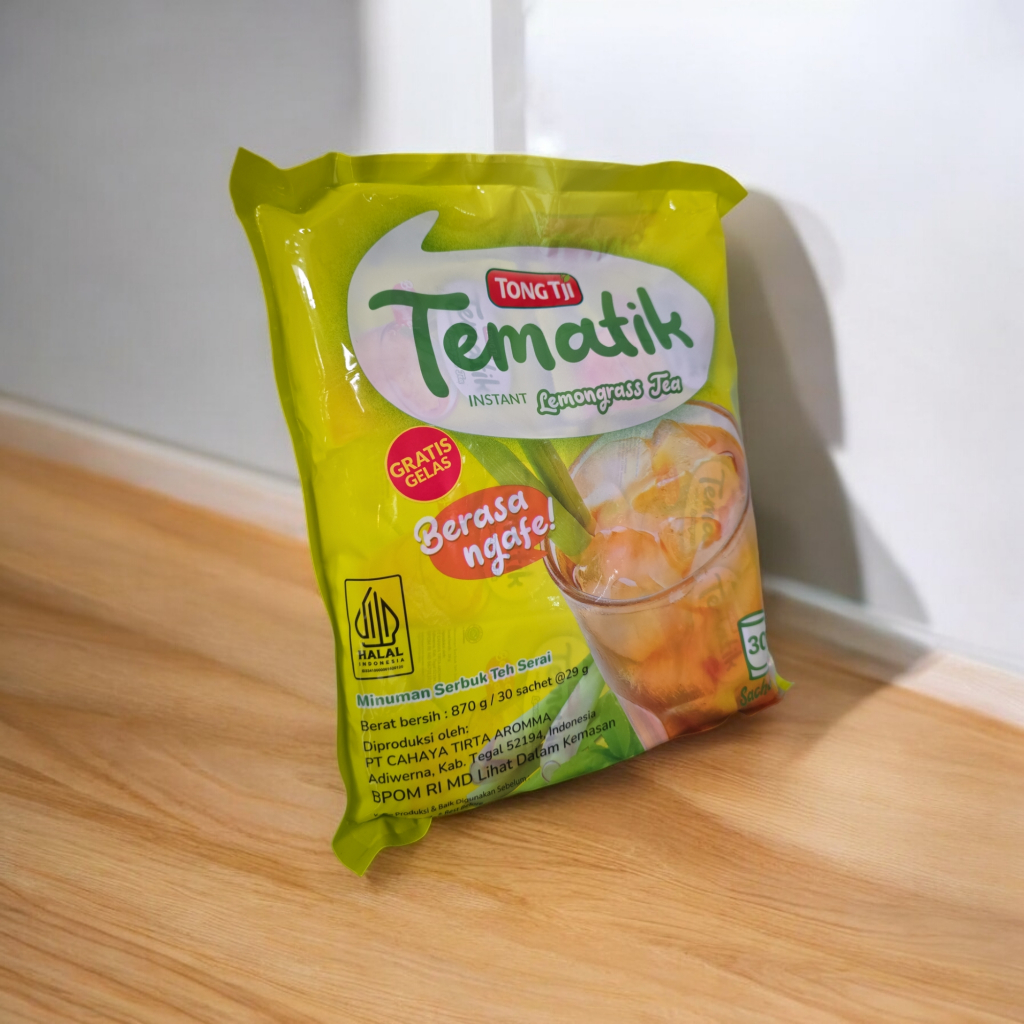 

Tong Tji Bundling Tematik Lemongrass Tea Pouch 30s Gratis Gelas*