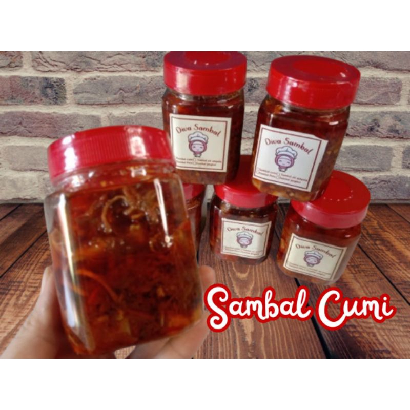 

Sambal Cumi/Ati ampela kemasan botol 150 gram