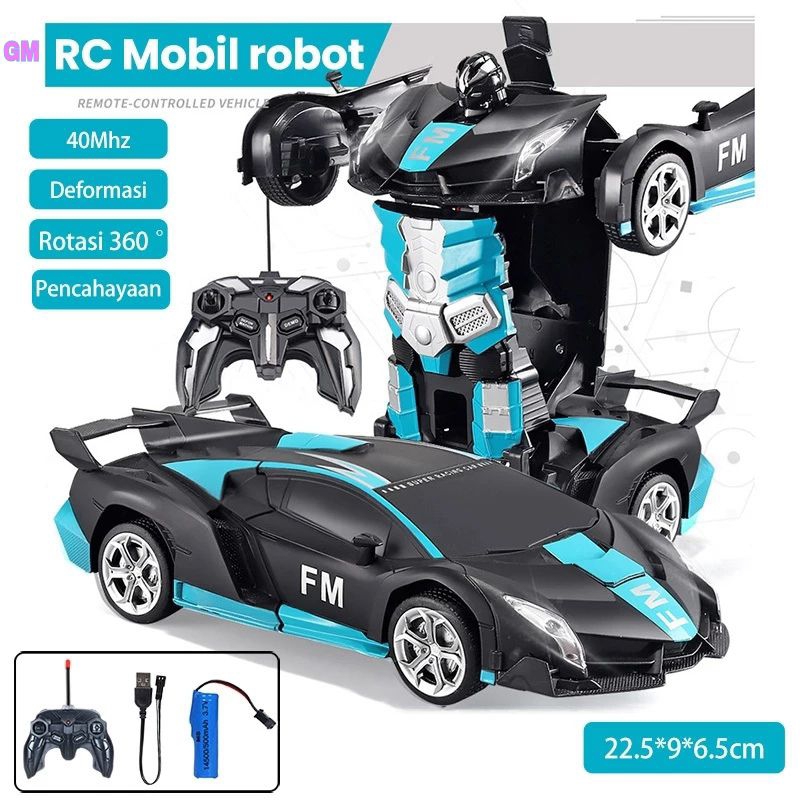 Mobil Remote Transformers yang bisa berubah dari mobil jadi robot dan sebalik nya