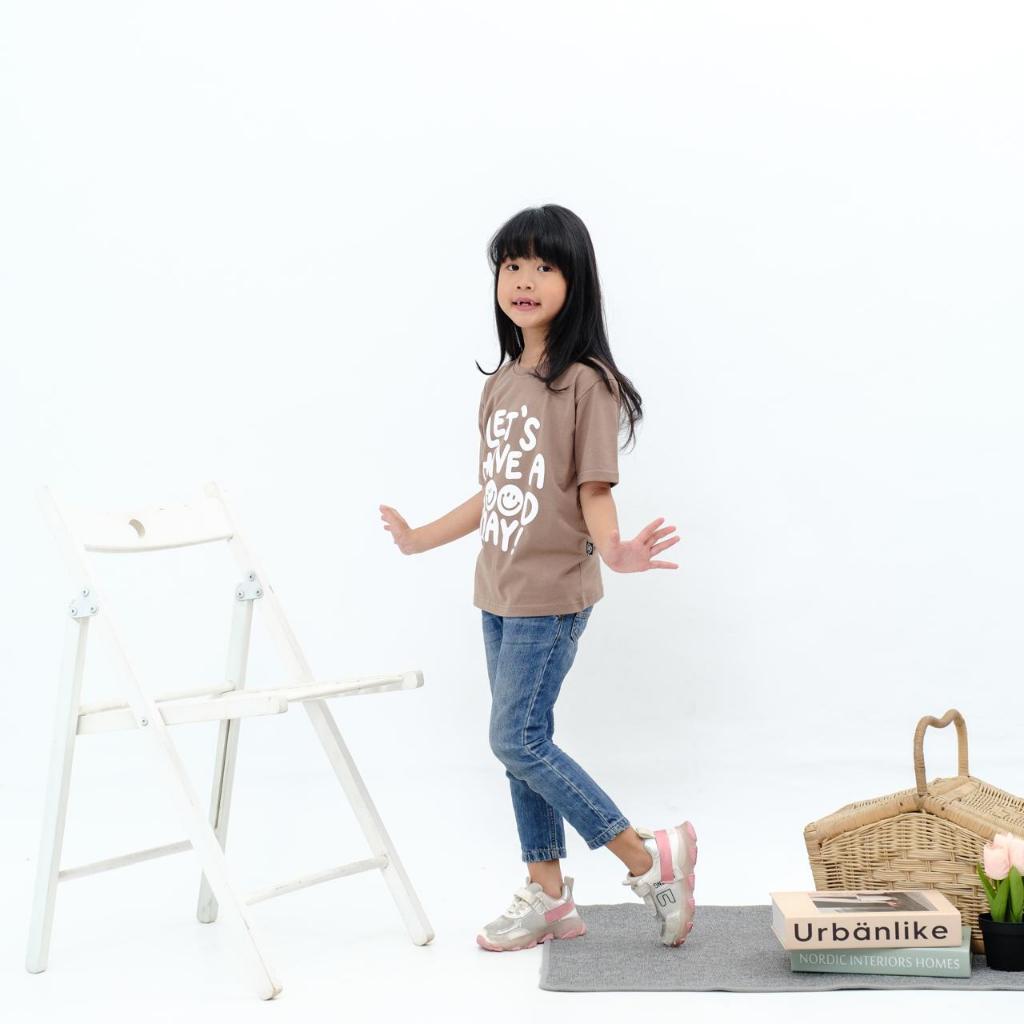 LITTLE ZOLAQU 3 - Kaos Anak BAGGY SIZE Unisex 0 - 6 Tahun Premium Cotton Combed 30s