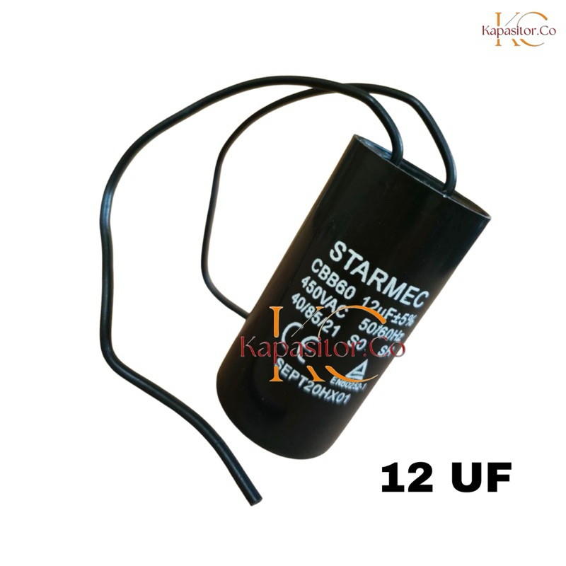 Kapasitor Mesin Cuci Aqua Hijab 1 Tabung cbb60 12uf | Kapasitor Mesin Cuci Aqua Hijab 1 Tabung cbb60