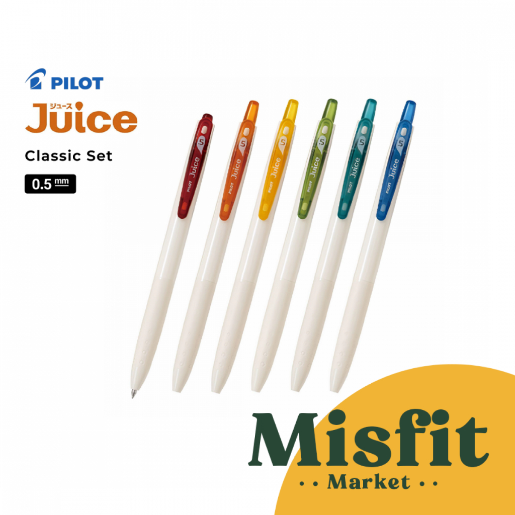

Pilot Juice Classic Color Gel Pen 0.5 mm (White Body) Pulpen Warna Warni