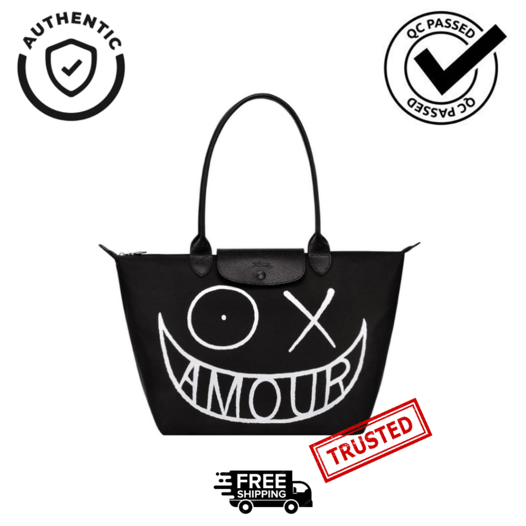 LC x Andre Le Pliagee LGP Long Handle Tote Shoulder Bag Authentic