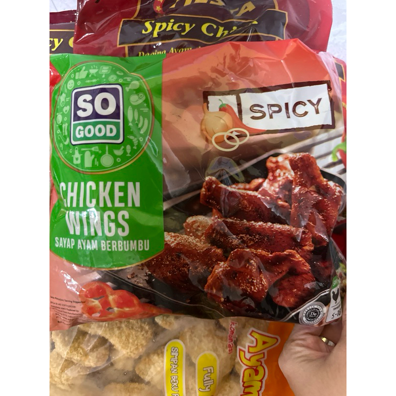 

so good chicken spicy wings 400gr