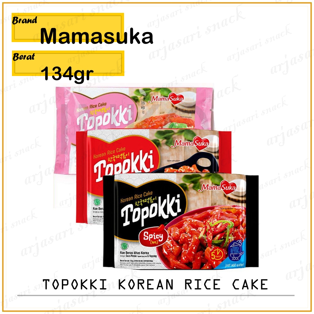 

Topokki Instan Korea Rice Cake Mama Suka 134gr