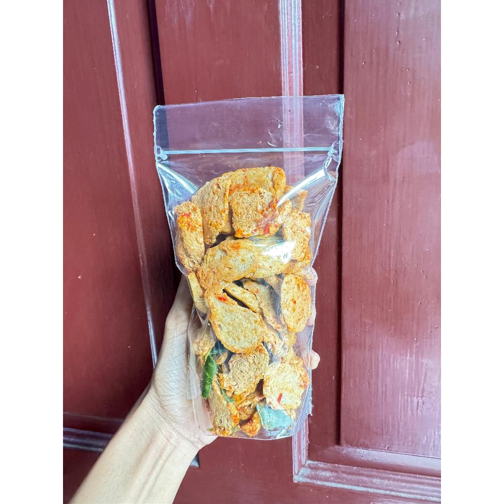 

BASRENG PEDAS MANIS DAUN JERUK 100 GRAM | BASO GORENG | BAKSO GORENG | BASRENG SPICY DAUN JERUK SNACKY MEDAN