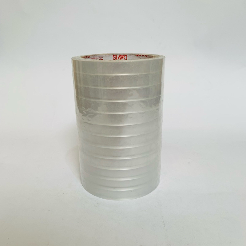 

Lakban DAVIS Kecil 12mm (1 Rol/ 12 Pcs)