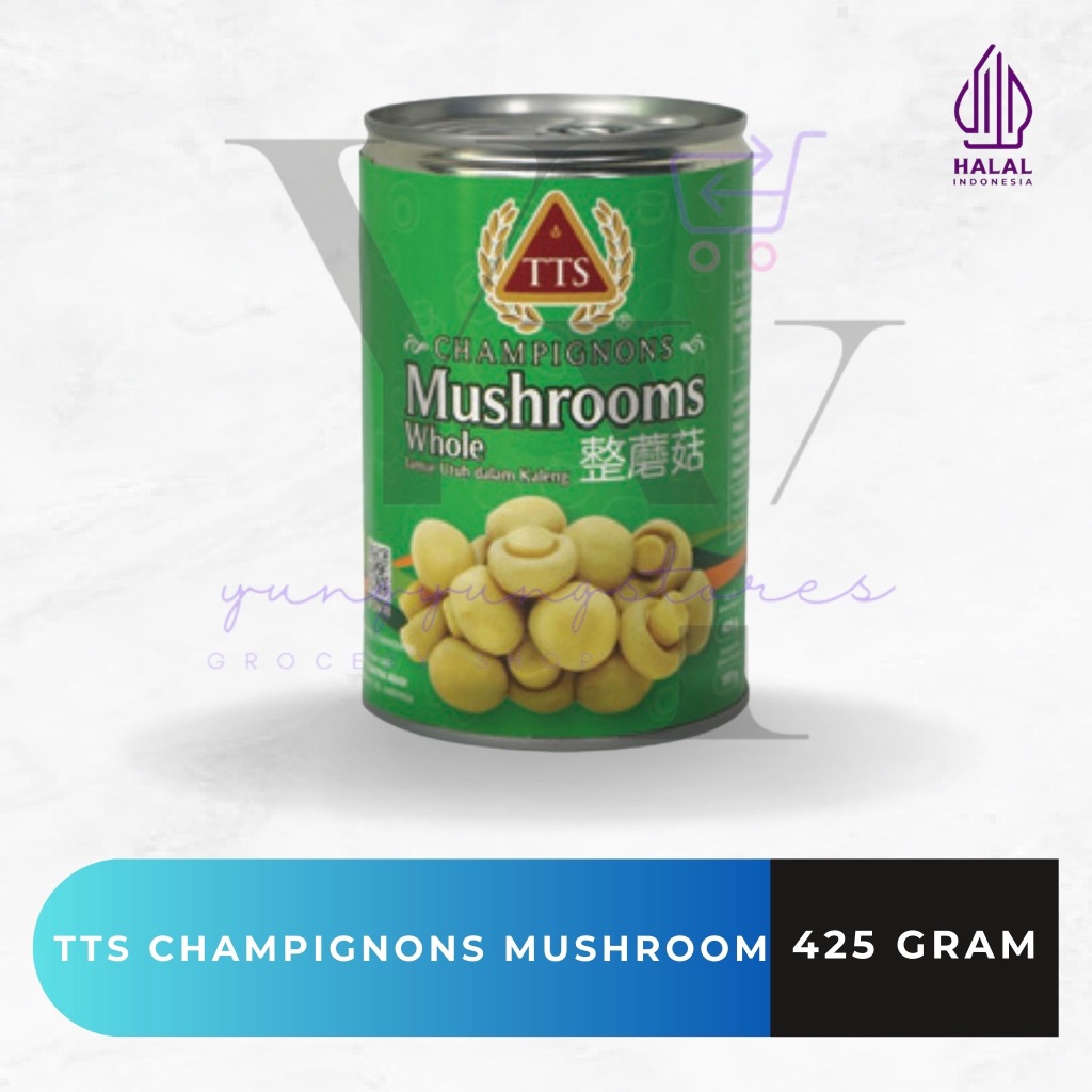 

TTS Jamur Kancing Kaleng / Moku / Champignons Mushroom 425 gram