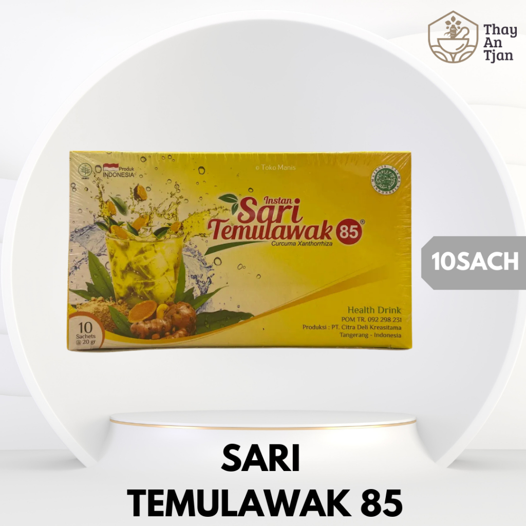 

SARI TEMULAWAK 85 | MINUMAN INSTANT EKSTRAK TEMULAWAK | PANAS DALAM | GEJALA FLU