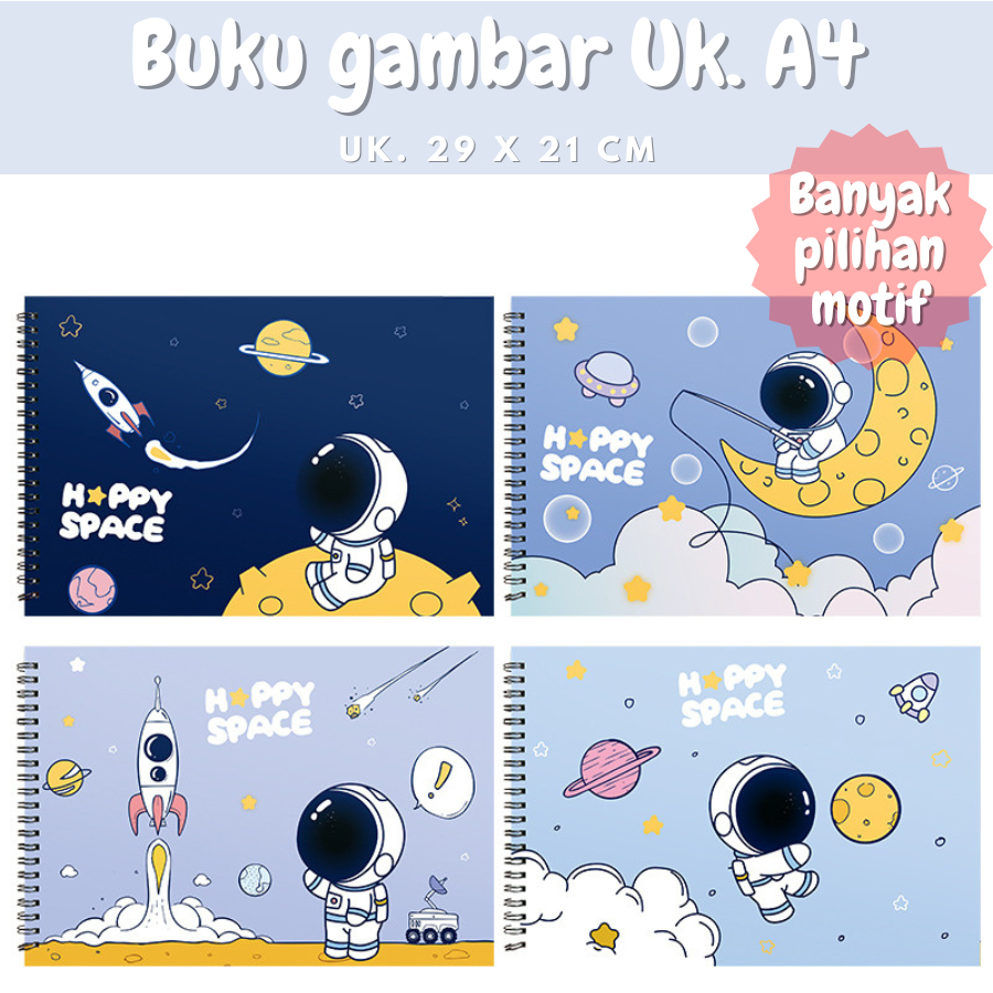 

Buku Gambar Lukis Sketsa Anak Mewarnai Sketchbook A4 BG0001