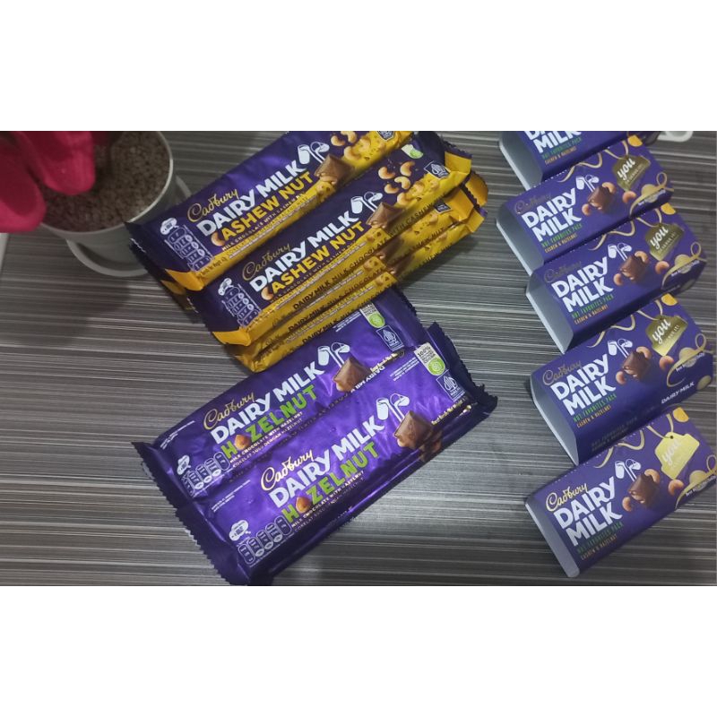 

Coklat Cadbury Cashew Nut dan Hazelnut