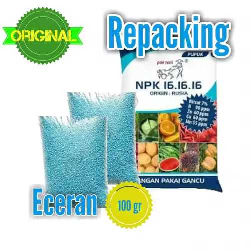 Pupuk NPK Pak tani ASLI Pupuk REPACK 100gr Pupuk tanaman NPK murah PUPUK PAK TANI ORIGINAL