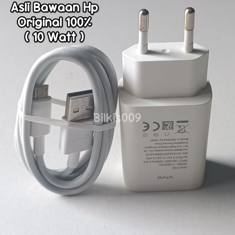 charger vivo original 100% Bawaan Hp Y12s/ Y12/Y15/Y17/Y83/Y95/Y93/Y91/Y91C original asli bawaan hp