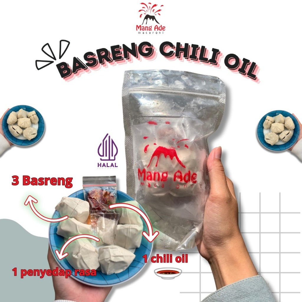 

Basreng Cocol Mangade Basreng Mentah Free Sambel Chili Oil Khas MangAde