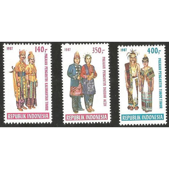 

A 10747 SET LENGKAP PRANGKO INDONESIA TEMA PAKAIAN PENGANTIN TAHUN 1987 DENGAN KONDISI MNH MINT NEVER HINGED