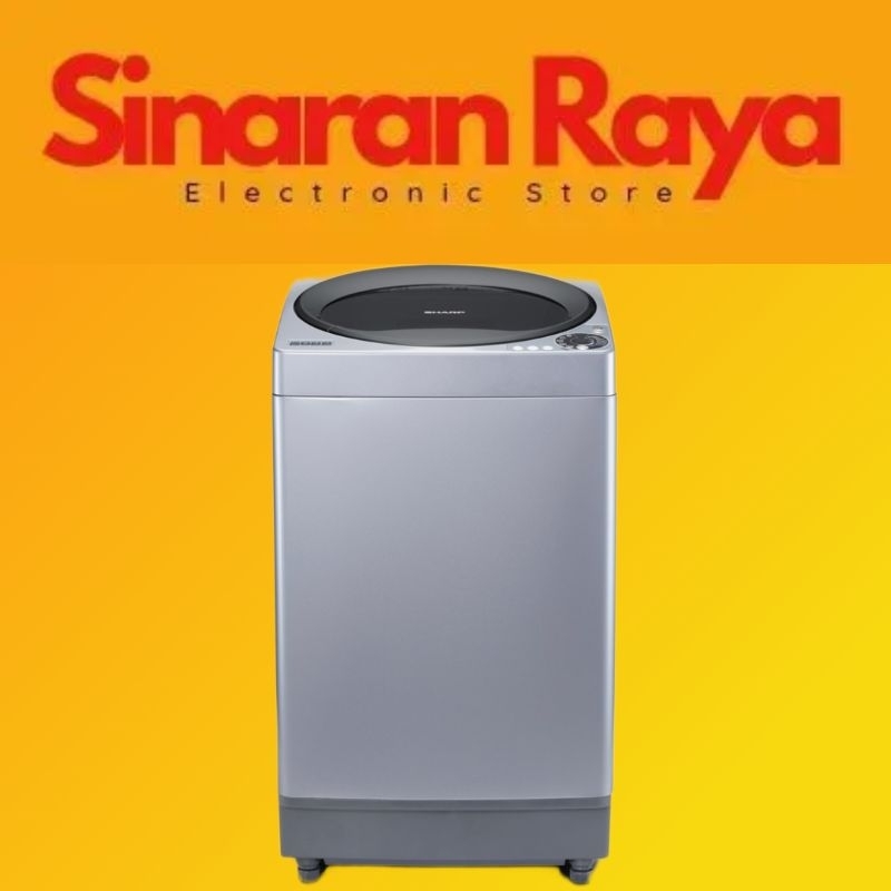 SHARP MESIN CUCI 1 TABUNG TOP LOAD WASHER| ESM1008TSAK