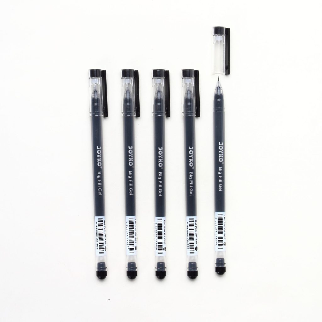 

ECER 1 PC! PEN PENA PULPEN BOLPEN JOYKO BIG FILL GEL 0.5 MM GP-330 HITAM