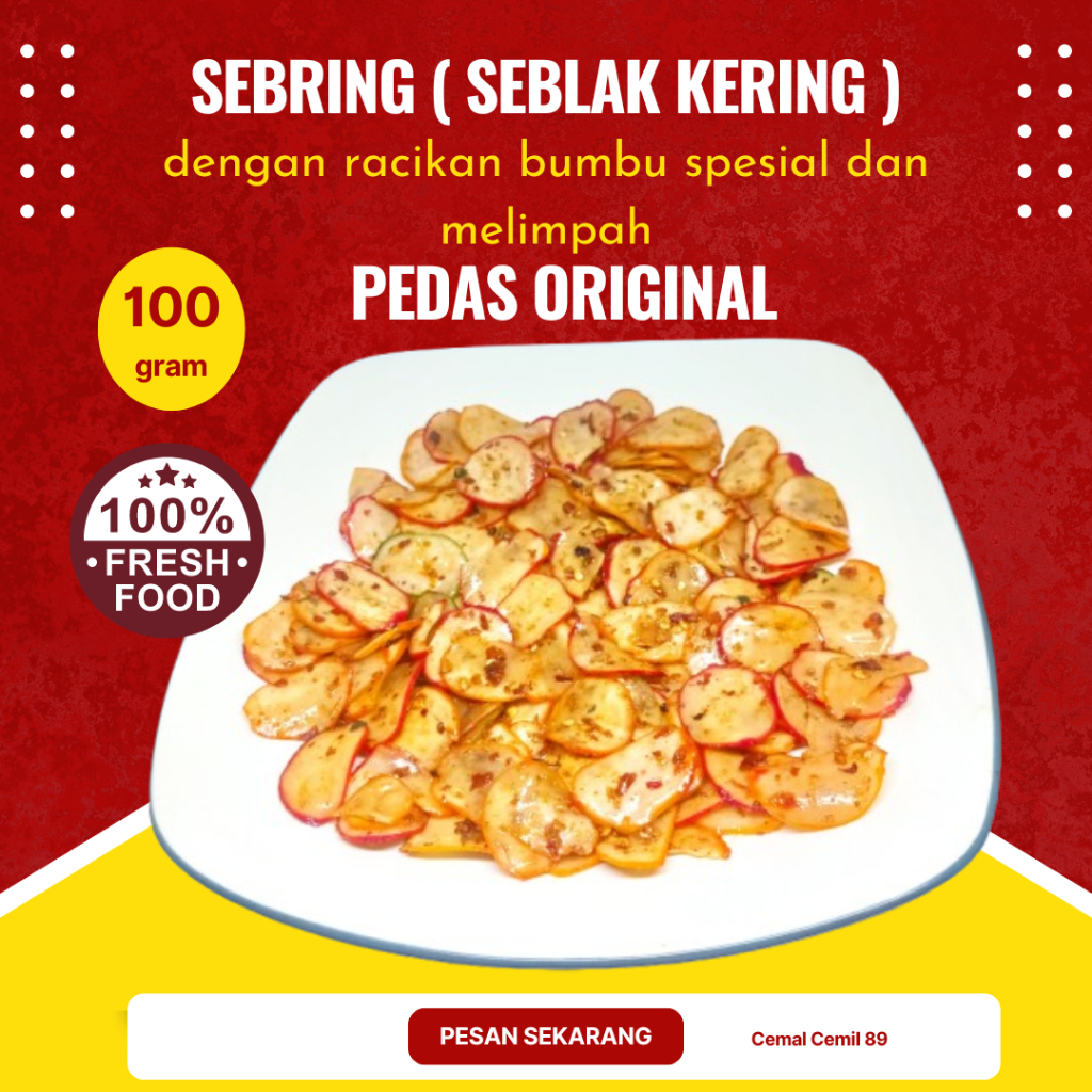 

Seblak Kering Pedas Daun Jeruk Kerupuk Seblak Seblak Kering Netto 100 Gram