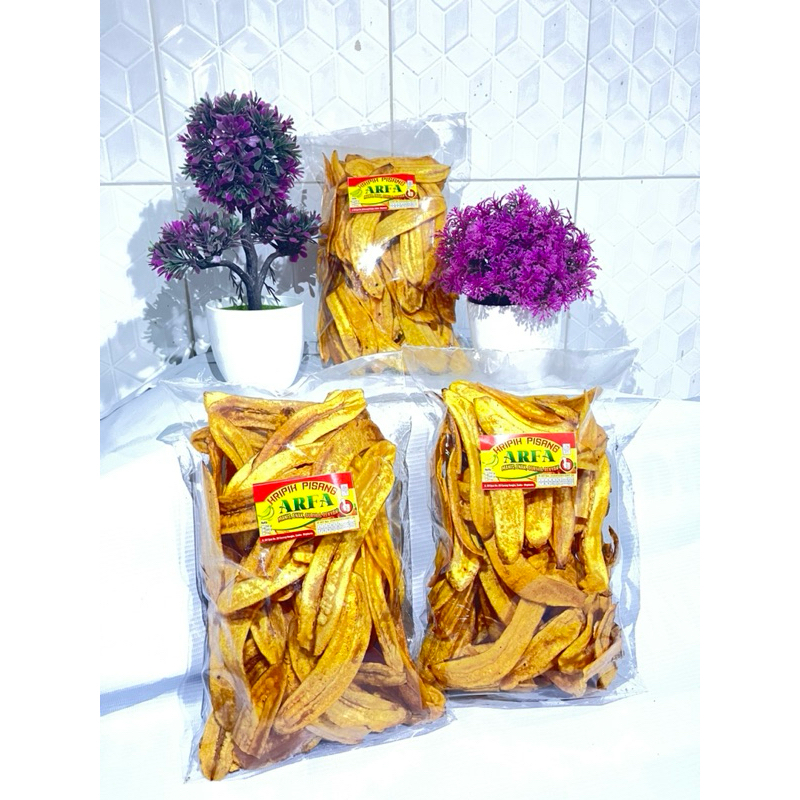 

Kripik Pisang Renyah Enak Banyak Rasa Kemasan 1/4 kg*
