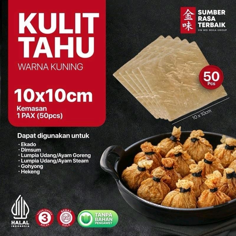 

Kembang tahu kering tekstur lembut isi 50 pcs