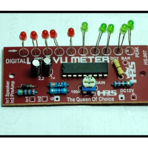 LED VU DISPLAY LM3915 led indikator sinyal mixer