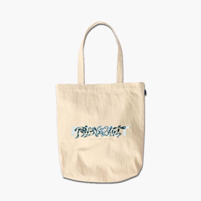 Tas tote bag kanvas - tote bag Resleting - tote bag Pria Wanita kanvas premium FRAMES ART