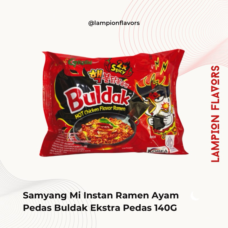 

Samyang Mi Instan Ramen Ayam Pedas Buldak Ekstra Pedas 140 g