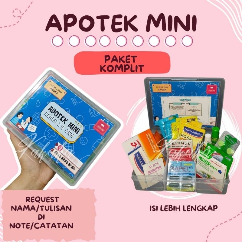 [READY] APOTEK MINI / KOTAK P3K / EMERGENCY KIT