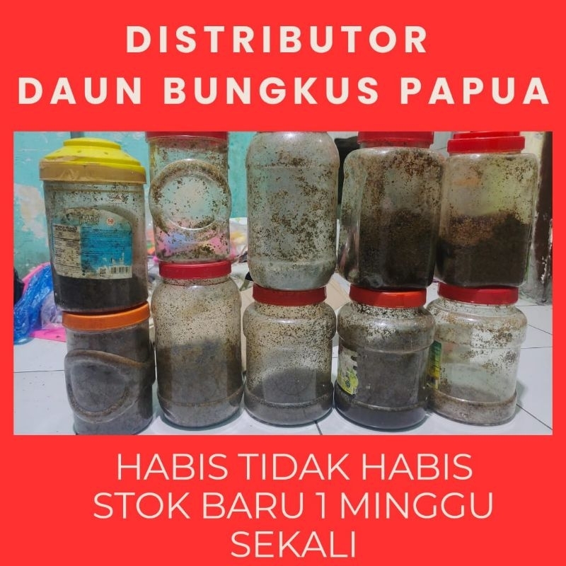 Daun bungkus papua utuh original pembesar pennis permanent