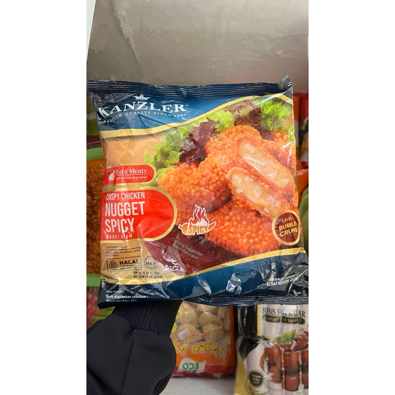 

Nugget kanzler BUBBLE CRISPY SPICY 450gr
