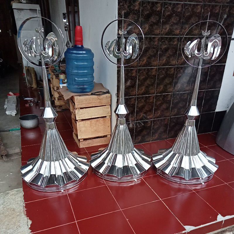 pucuk kubah musholla diameter 56 cm stainlees