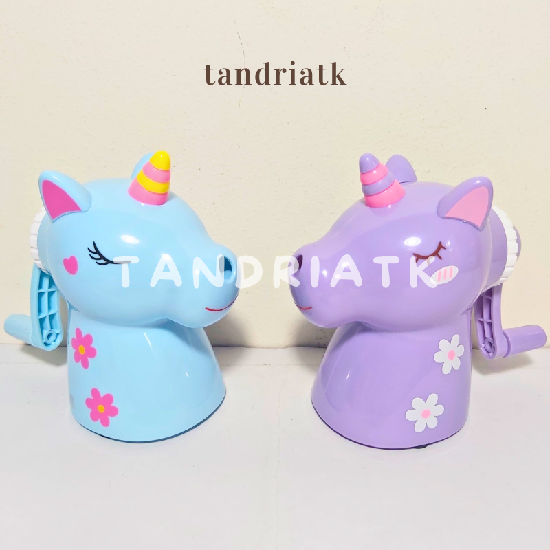 

[FREE BUBBLE+DUS] Serutan Rautan Meja Putar Duduk Unicorn Little Pony XIAO LING JING 0970