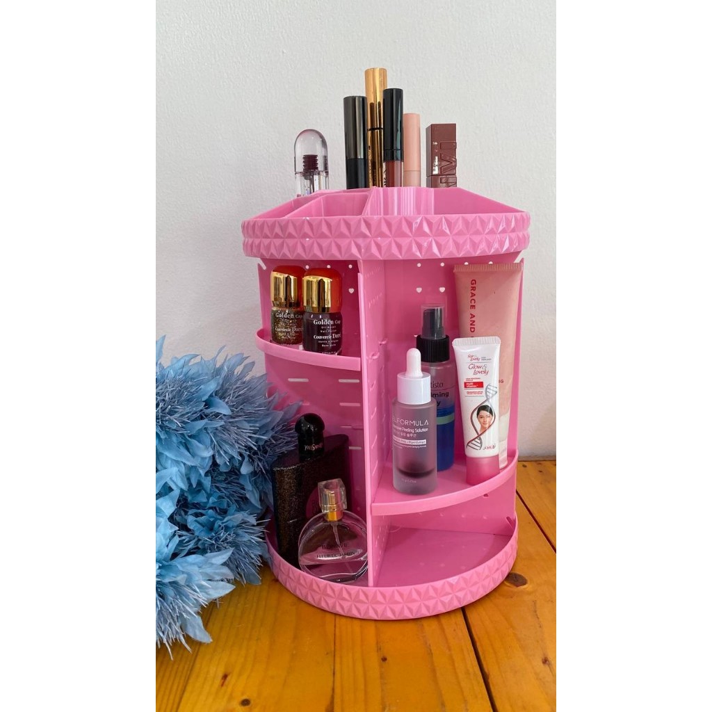 Rak Kosmetik putar 360 derajat/ Rak Make Up Aurel