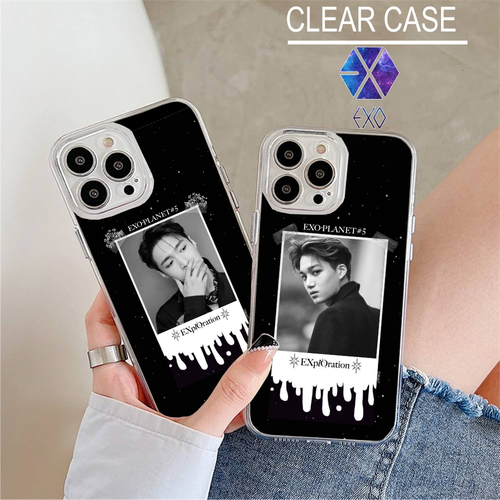 exo phone case untyuk all type hp Suho Xiumin Chen Chanyeol Baekhyun Lay D.O Kai Sehun