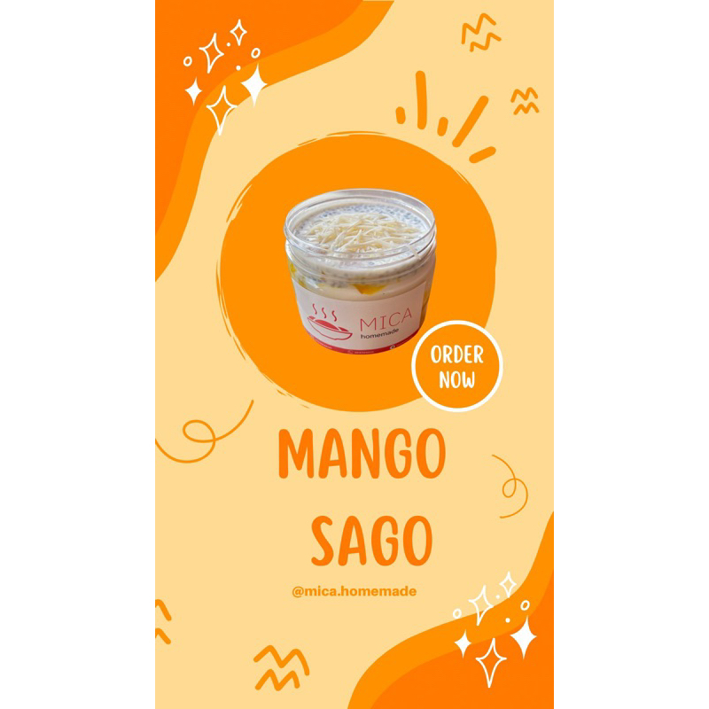 

MICA HOMEMADE Mango sago in jar