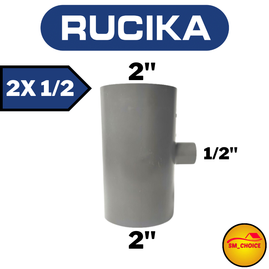 RUCIKA TEE 2 X 1/2 AW INCH RUCIKA T 2 x 1/2 AW INCH RUCIKA
