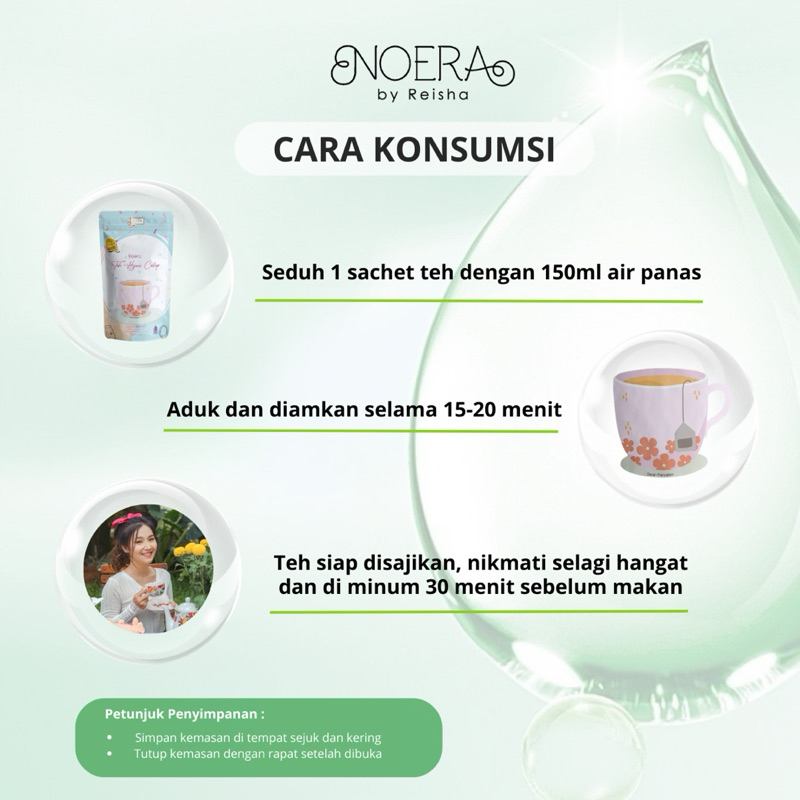 

XMASTER NOERA BUNDLING TEH HIJAU 30 TEA BAGS + TUMBLER RANDOM GREEN TEA