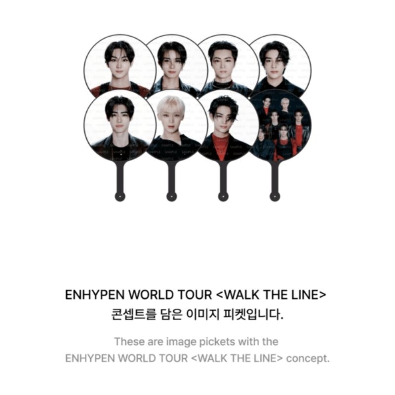 [ READY STOCK ] IMAGE PICKET ENHYPEN WORLD TOUR <WALK THE LINE>