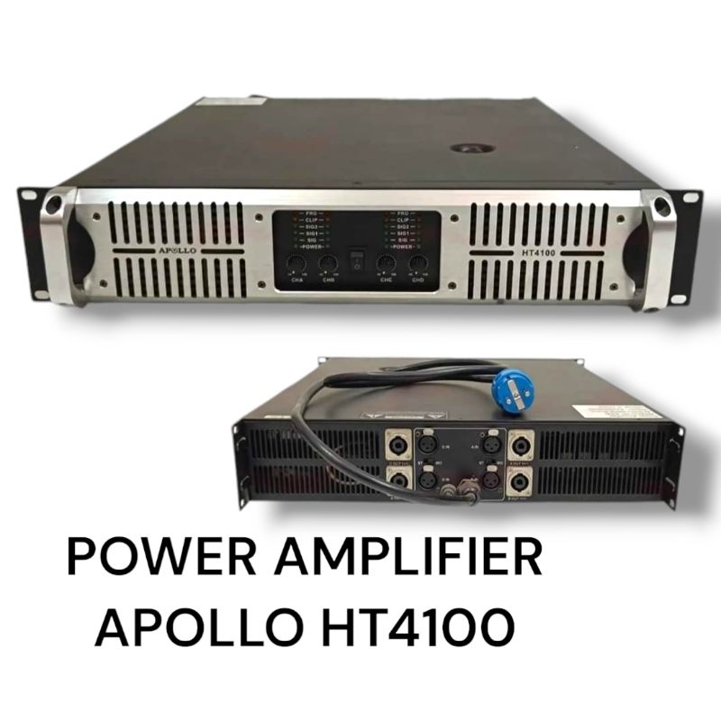 power amplifier Apollo HT 4100 power 4x1000watt